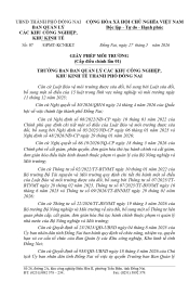 Giấy Phép Môi Trường