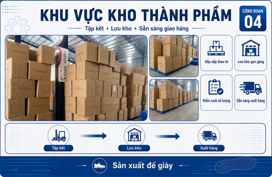 Khu Vực Kiểm Tra , Đóng Gói , Giao Hàng